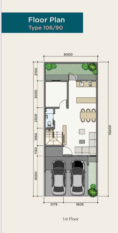 dijual rumah garden avenue