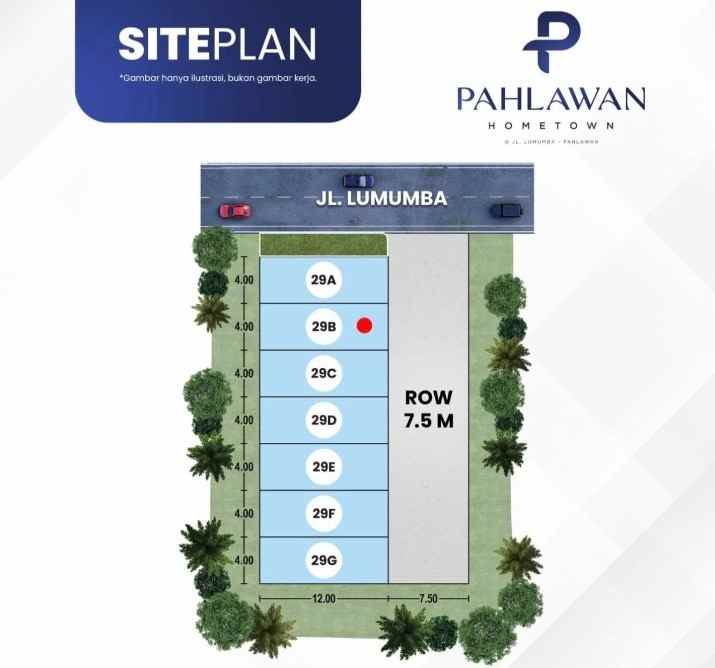 dijual rumah jalan lumumba pahlawan