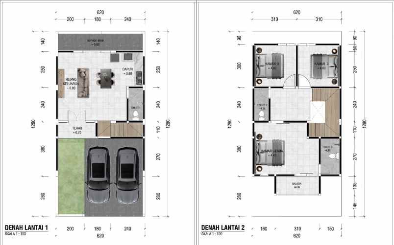 dijual rumah jalan tukad petanu