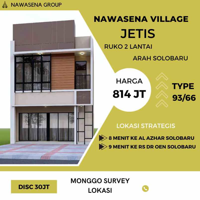 dijual rumah jetis baki sukoharjo