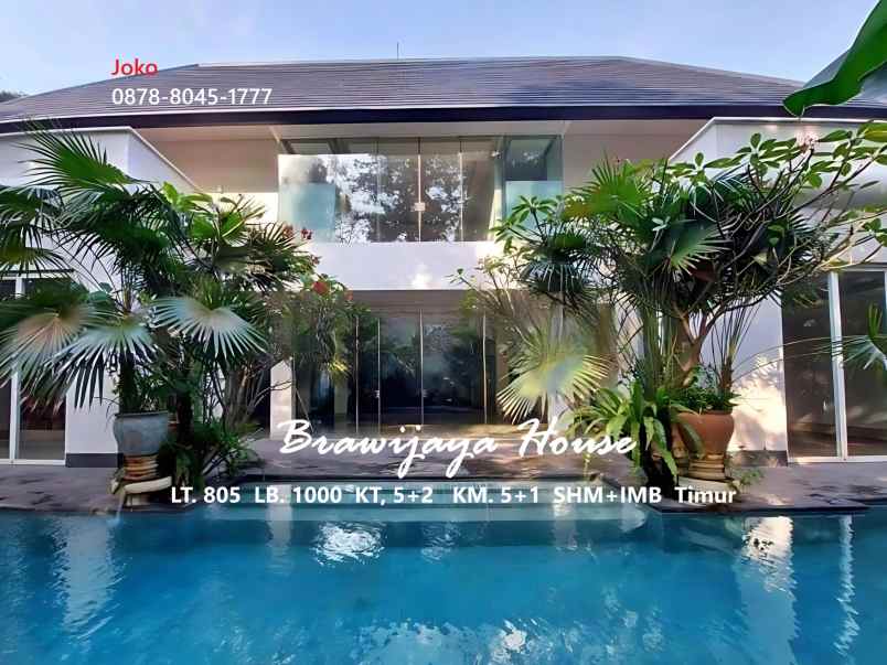 dijual rumah jl brawaijaya