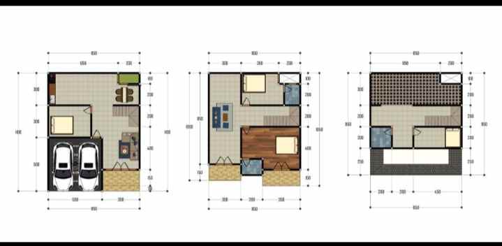 dijual rumah mewah 3 lantai rooftop jagakarsa jaksel