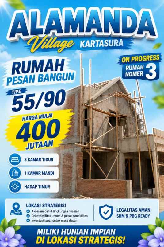 dijual rumah soditan