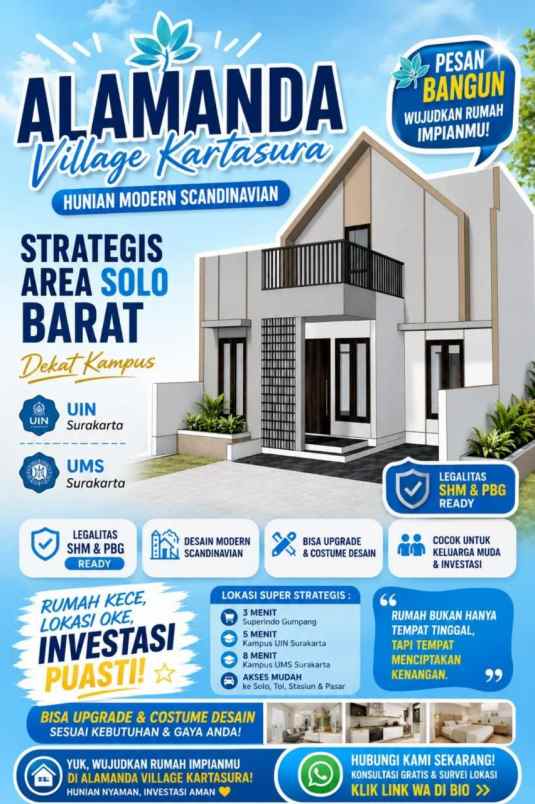 dijual rumah soditan