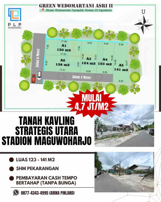 dijual tanah blotan wedomartani