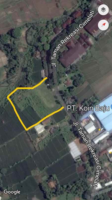 dijual tanah cicurug cimelati sukabumi