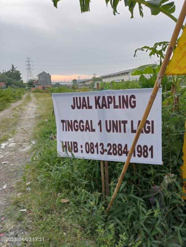 dijual tanah desa bangun harjo kec