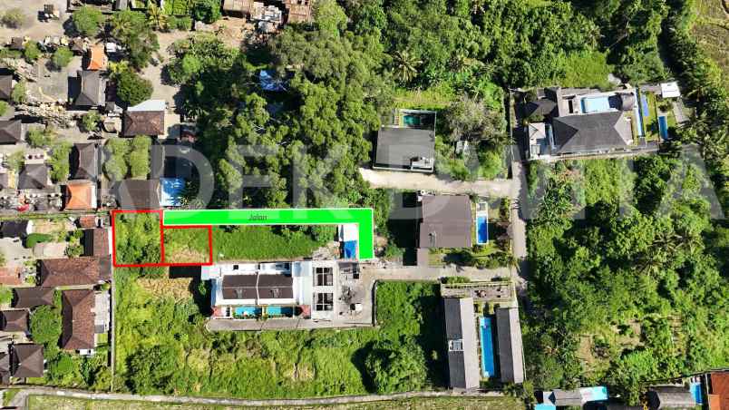 dijual tanah jalan abiseka ubud