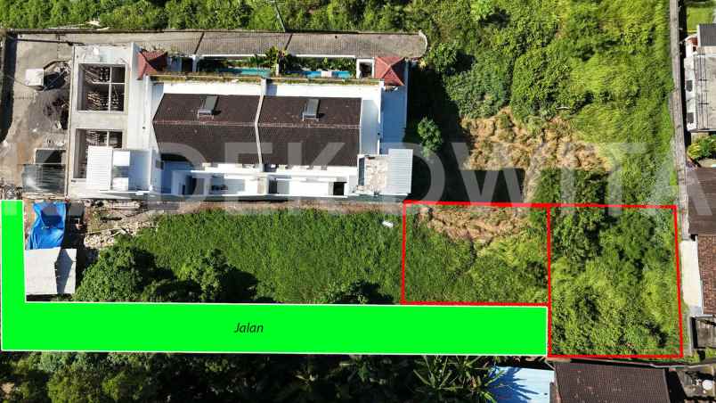 dijual tanah jalan abiseka ubud