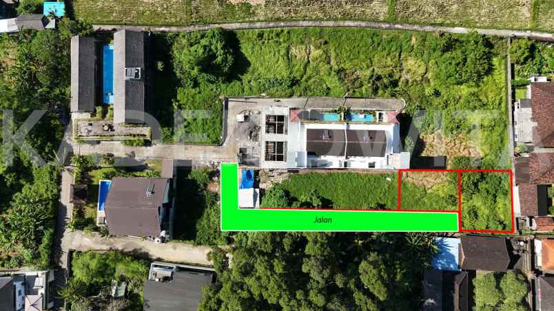 dijual tanah jalan abiseka ubud