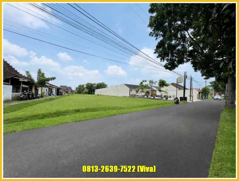 dijual tanah jalan palagan km 8 jalan