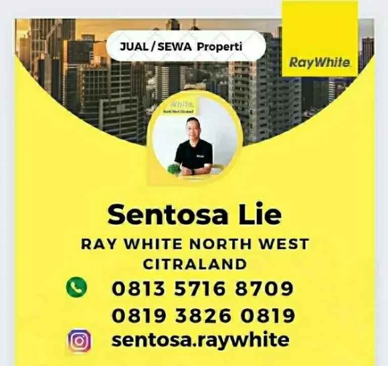 dijual tanah jalan waterfront citraland