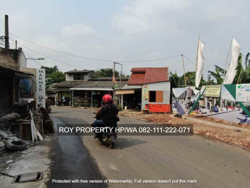 dijual tanah jl cikunir raya blok rawa