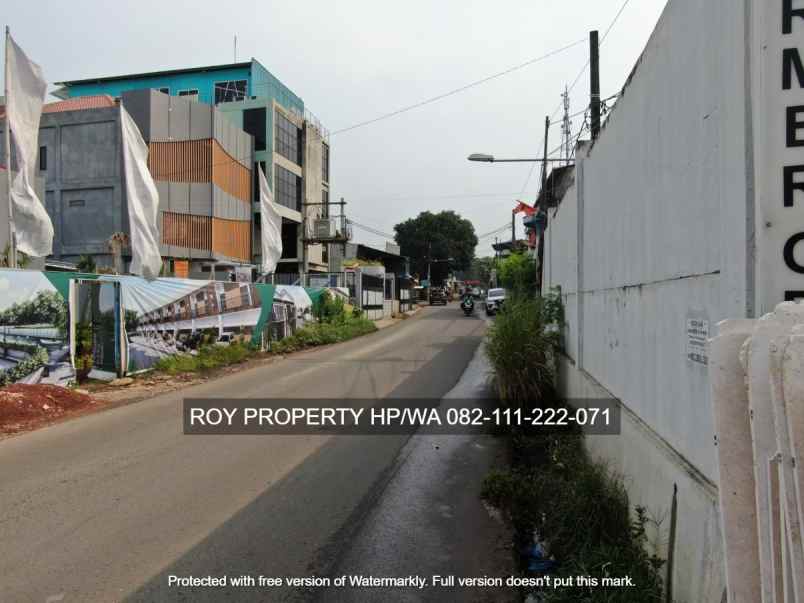 dijual tanah jl cikunir raya blok rawa