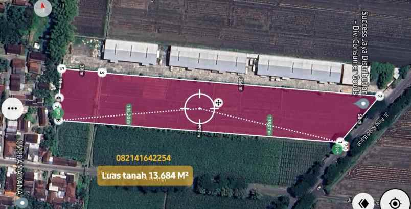 dijual tanah jl ringroad barat kota madiun