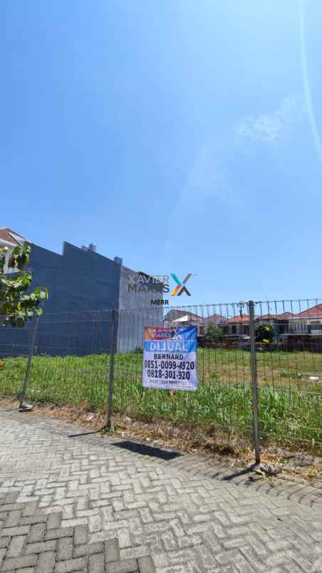 dijual tanah kavling di dharmahusada mas lokasi bagus