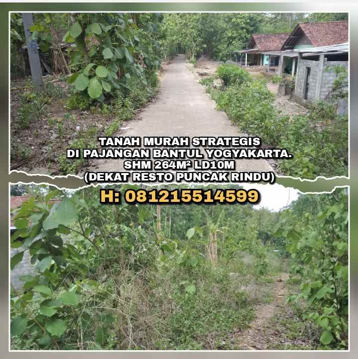 dijual tanah pajangan bantul yogyakarta