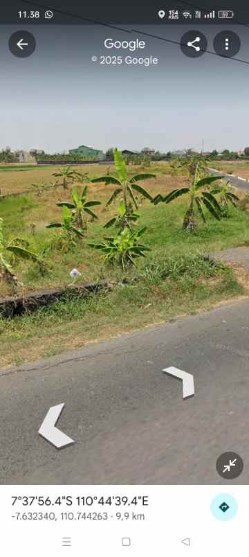 dijual tanah pekarangan di jelobo