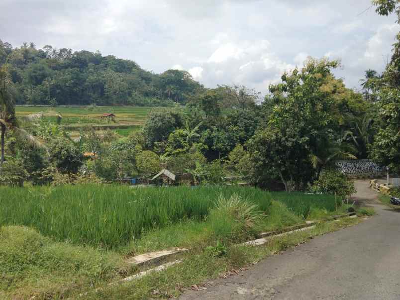 dijual tanah pinggir jalan view gunung