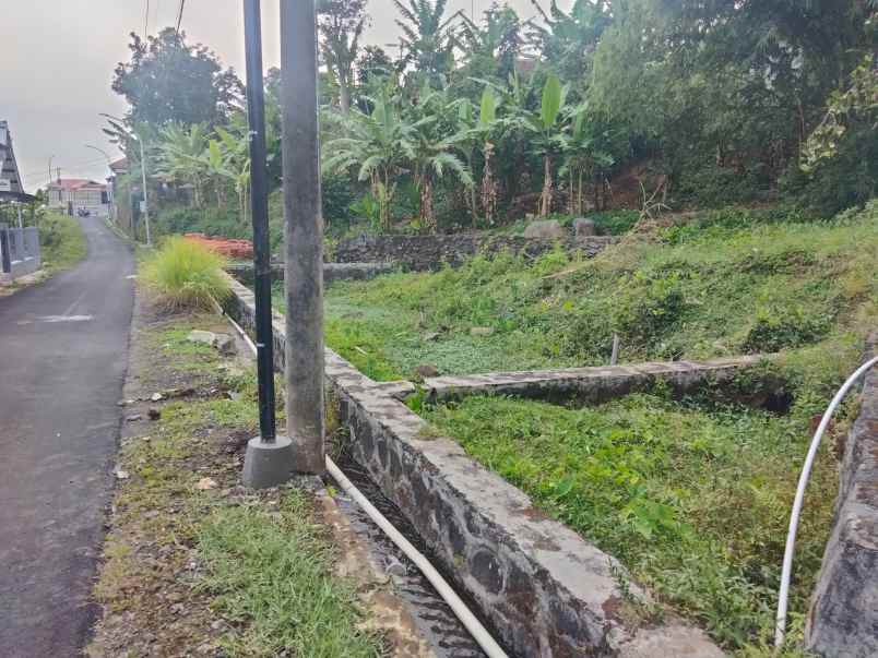dijual tanah pinggir jl desa di cilimus