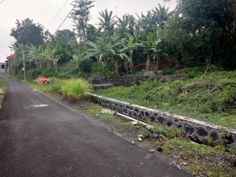 dijual tanah pinggir jl desa di cilimus