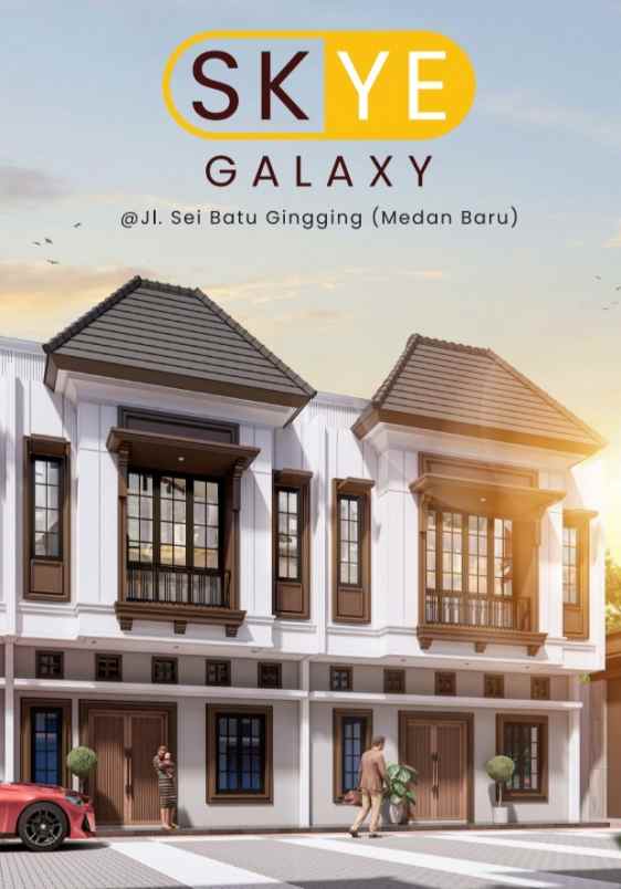 dijual villa jalan sei batu gingging