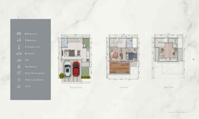 disewakan rumah cluster maison de wisteria