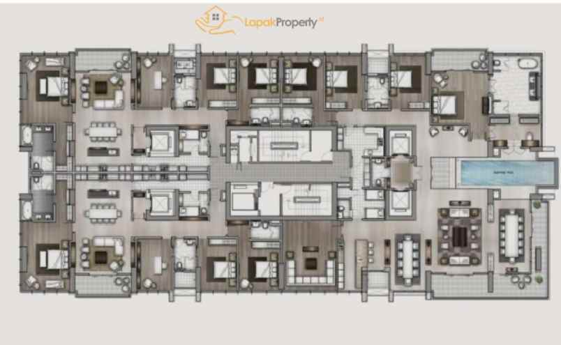 grand penthouse regent apartement jakarta selatan