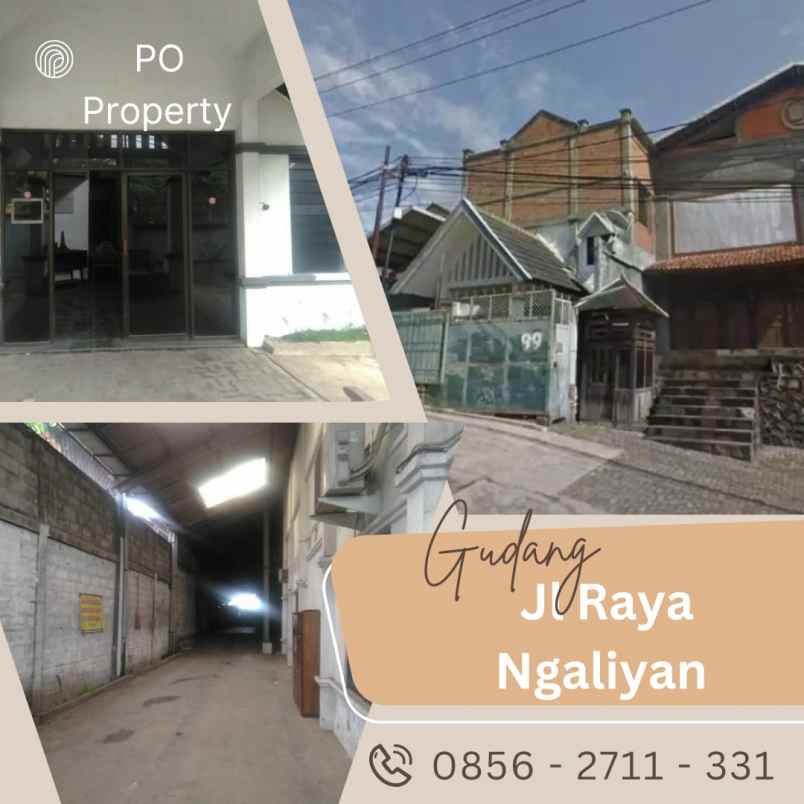 gudang jalan raya ngaliyan semarang jalan lebar