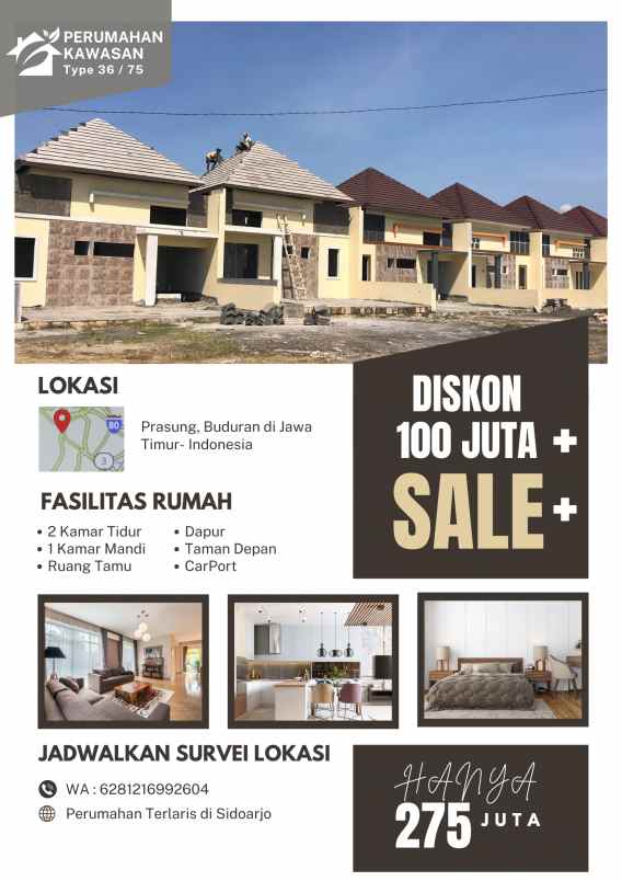 perumahan kawasan diskon besar sampai 100 juta