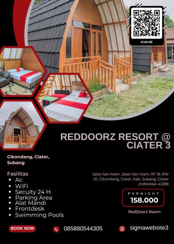 reddoorz resort ciater 3