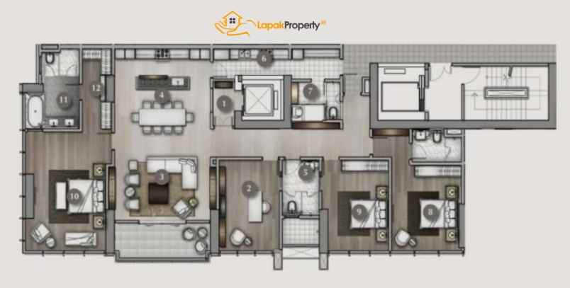 regent apartement mangkuluhur city jakarta
