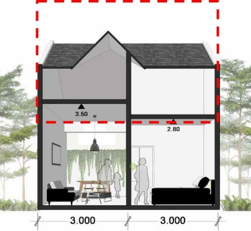 rumah jalan raya serang exit