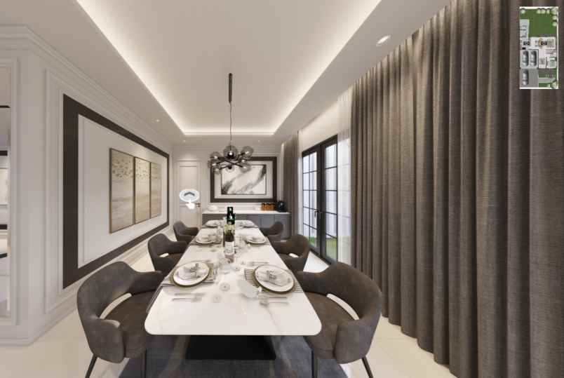 rumah mewah type aquata di sambiroto semarang