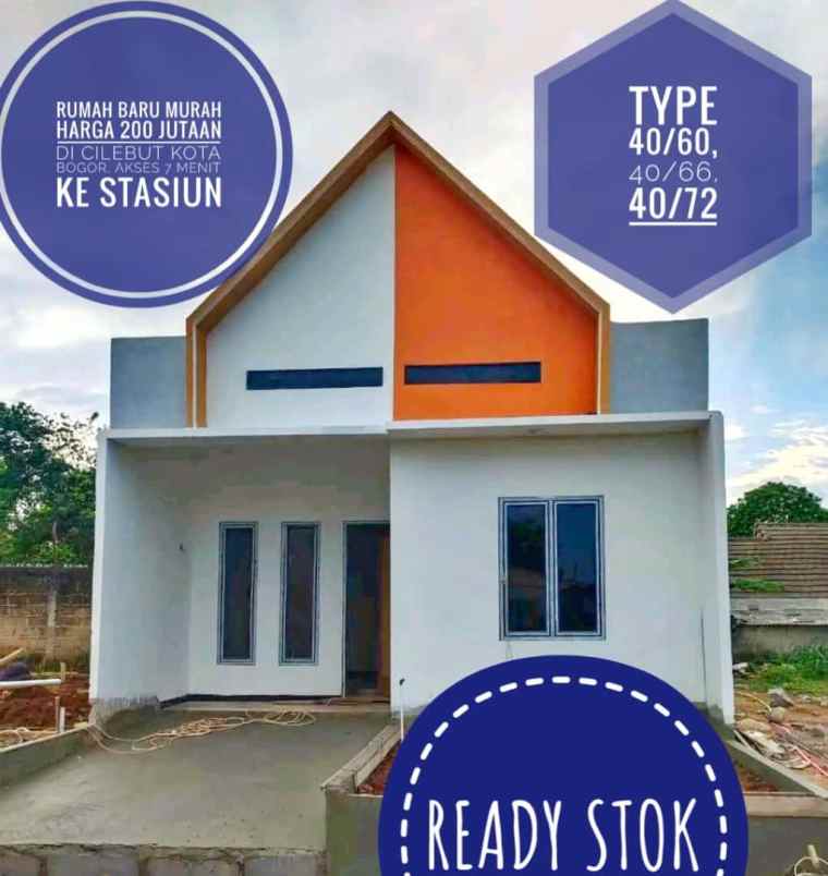rumah murah di kencana cilebut tanah sareal kota bogor