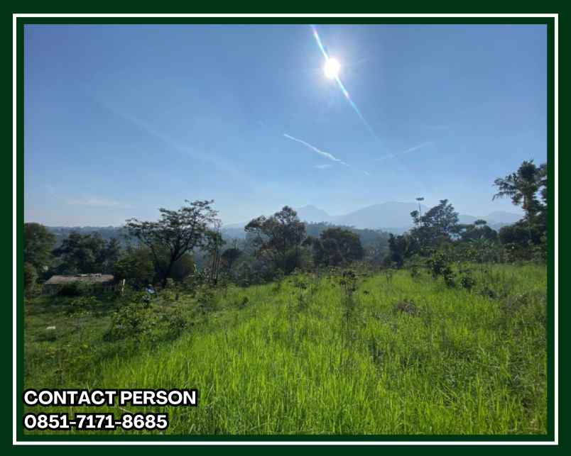 tanah bandung murah pangalengan view indah