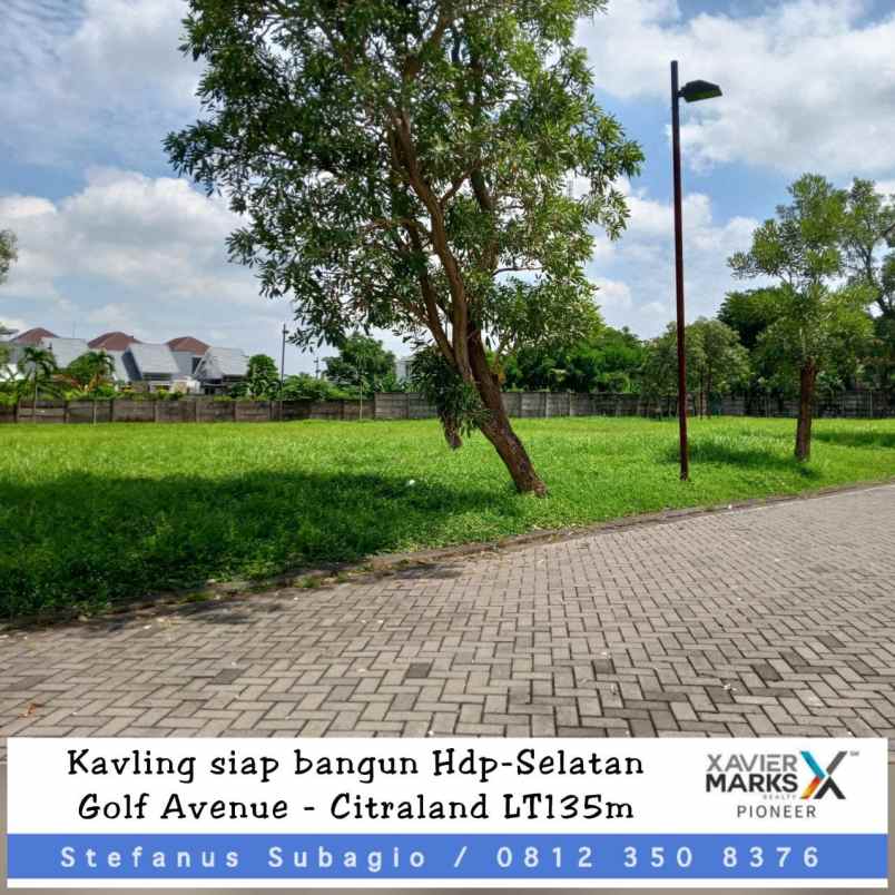 tanah golf avenue citraland