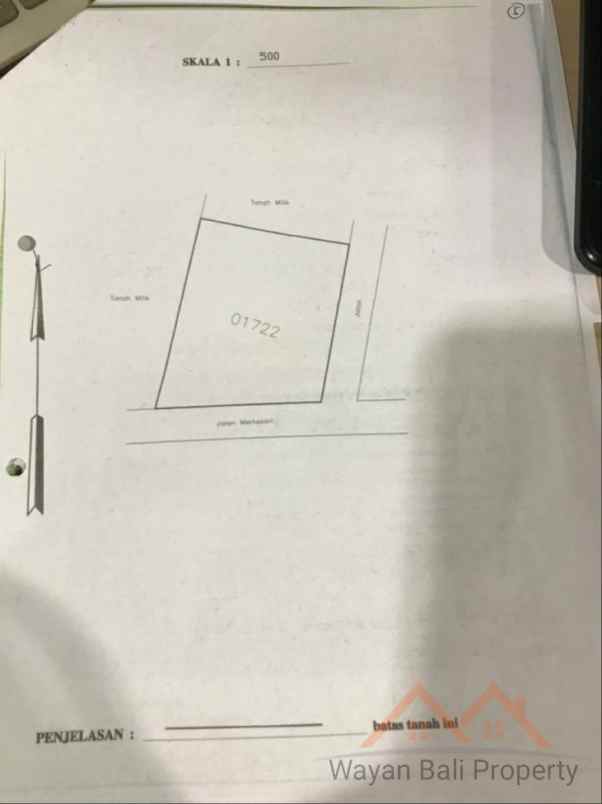 tanah jalan pantai mertasari