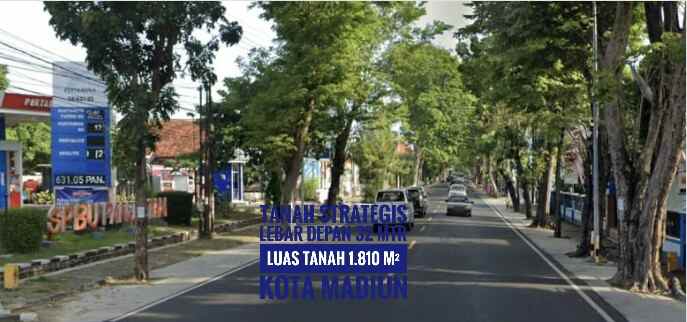tanah jl caruban ngawi depan