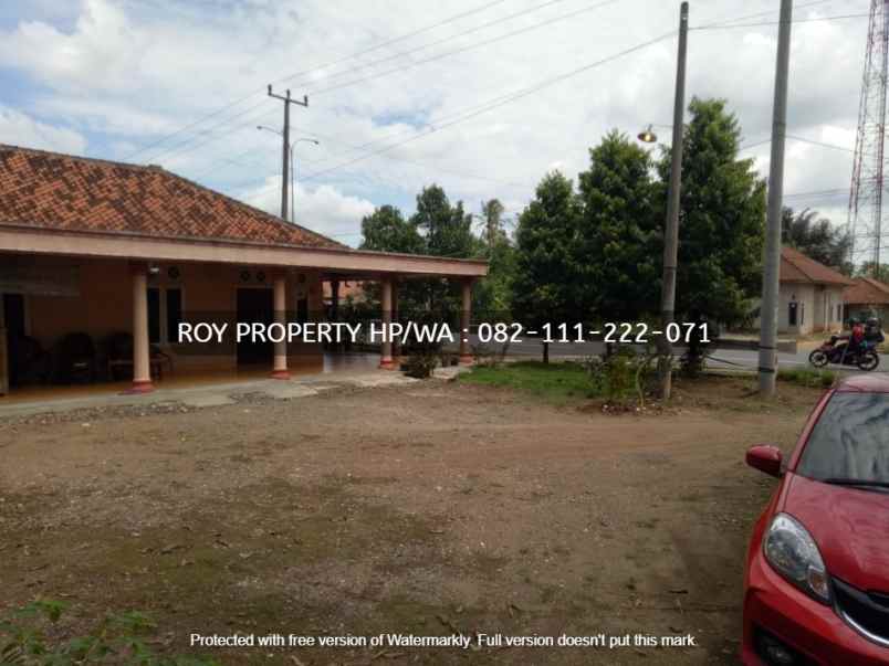 tanah jl lintas sumatera natar