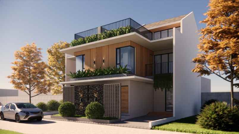 villa kost strategis dekat kampus