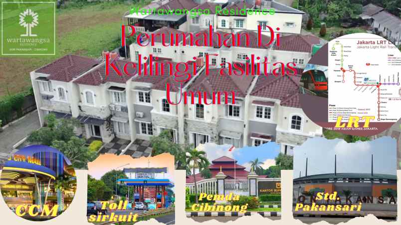 wartwawangsa residence perumahan di cibinong tanpa dp