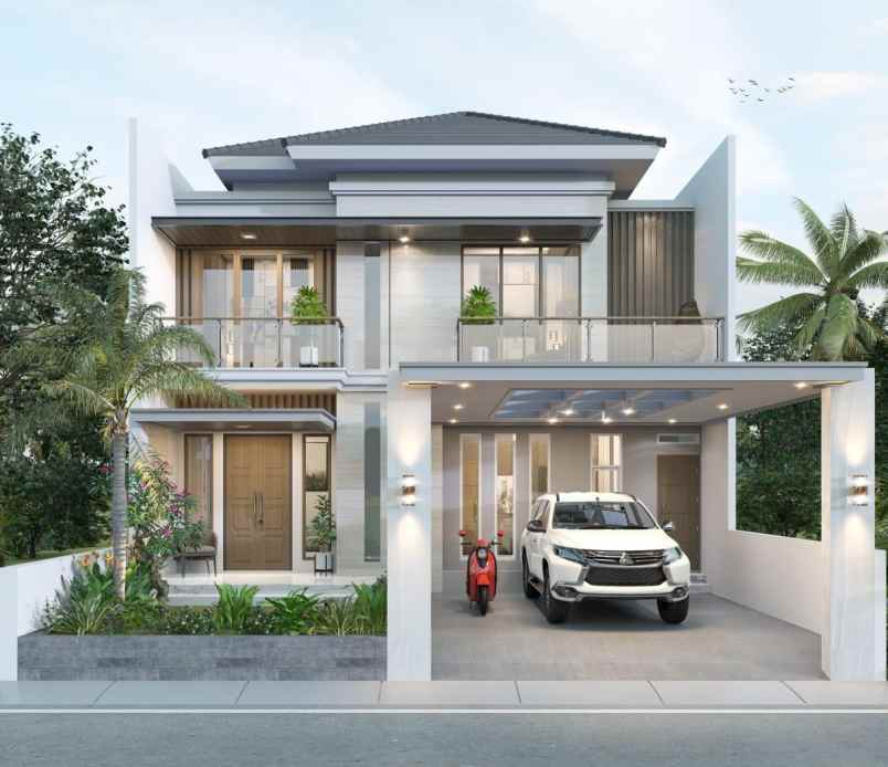 2 lantai rumah idaman mewah di komplek pemda pekanbaru