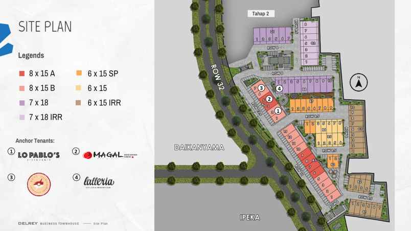 delrey biztown business townhouse di bsd city