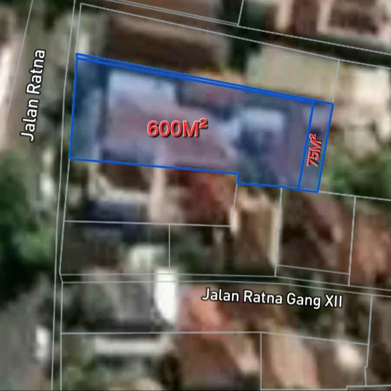 dijual 6 75 are jl ratna tonja denpasar utara