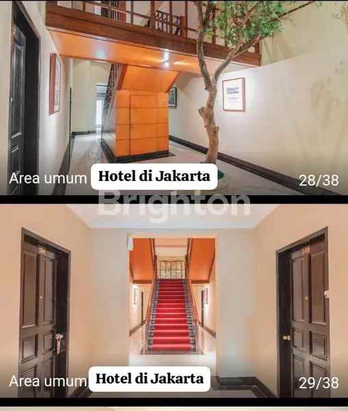 dijual hotel gambir jakarta pusat
