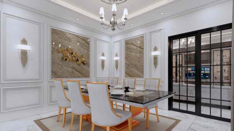 dijual hunian mewah 2 lantai di tengah kota pekanbaru