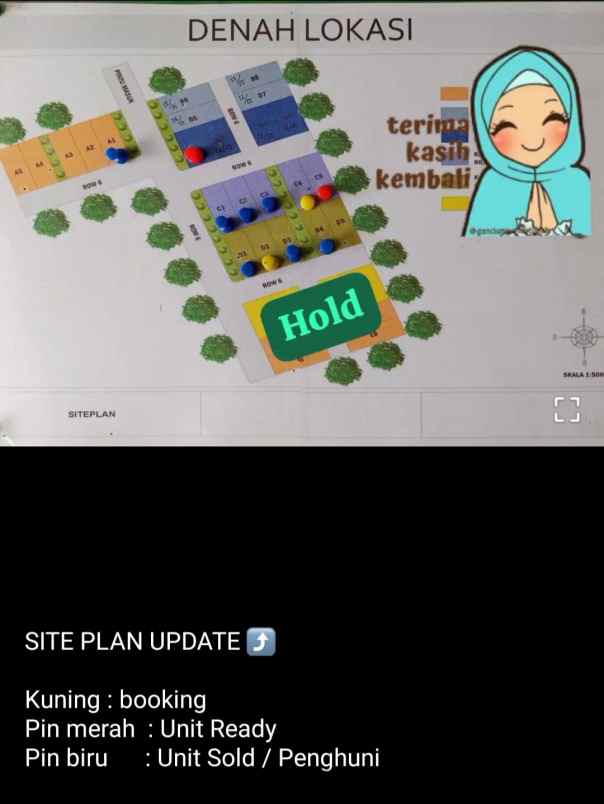 dijual kost jln raya cikunir rawa