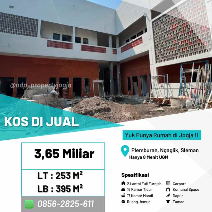 dijual kost plemburan ngaglik sleman