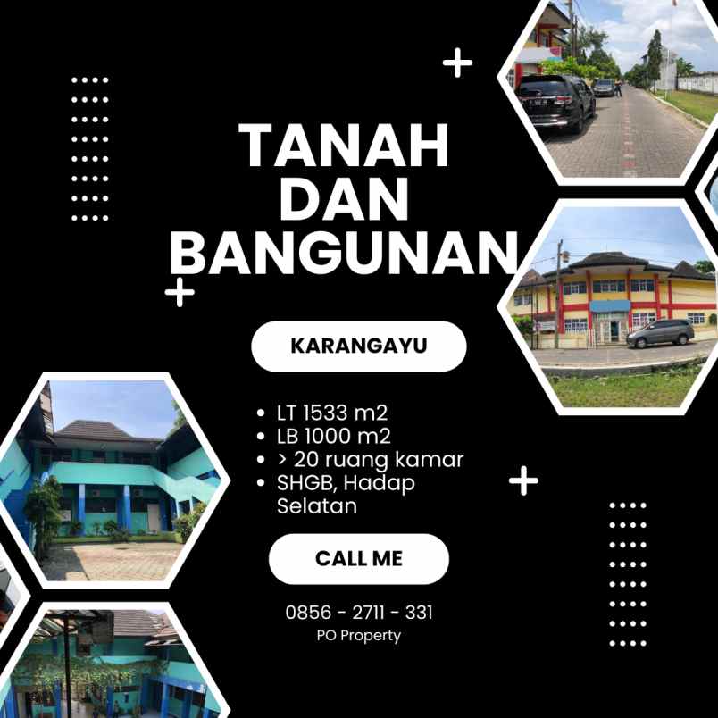 dijual ruko gudang kantor anjasmoro